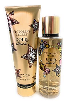 Victoria's Secret Gold Struck Fragrance Mist and Body Lotion