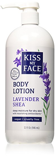 Kiss My Face Body Lotion, Lavender Shea, 32 Ounce