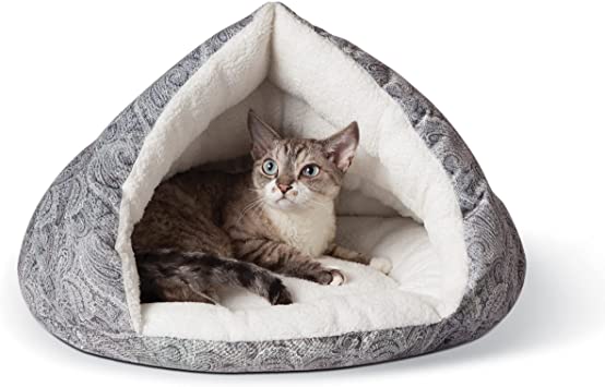 K&H PET PRODUCTS Self-Warming Hut Cat Bed,