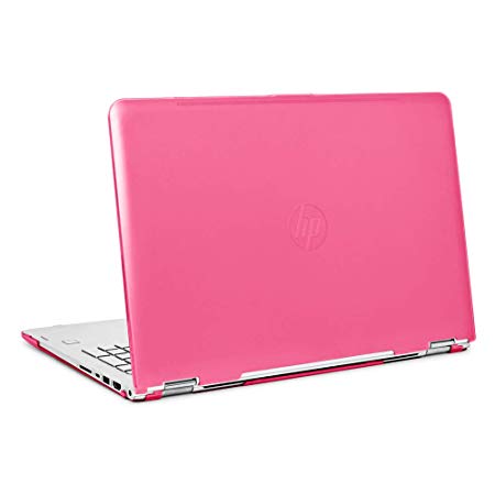 mCover Hard Shell Case for 15.6" HP Envy X360 15-BPxxx Series (15-BP143cl / 15-BP152nr, etc, NOT Compatible with X360 15-AQxxx and Other Series) Convertible laptops (Pink)