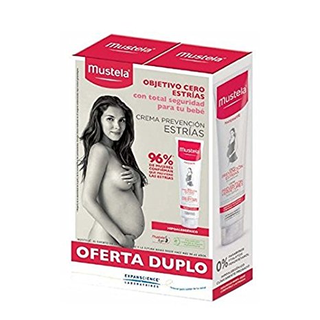 Mustela 48623 – Anti Stretch Marks Body Cream, Duplo Format, 2 x 250 ml