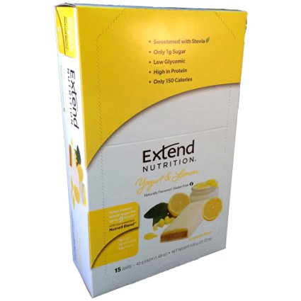Extend Protein Bar, Yogurt/Lemon, 15 Count