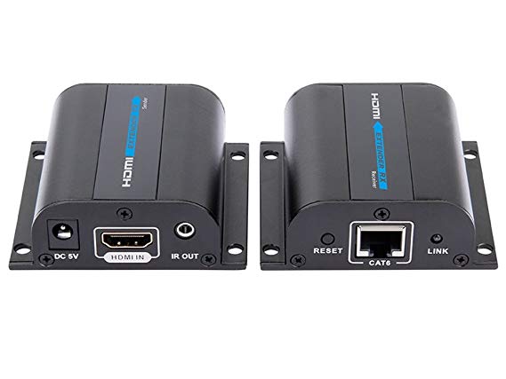 Kenuco LKV372A Passive HDMI Extender over Ethernet with IR up to 50m/160ft