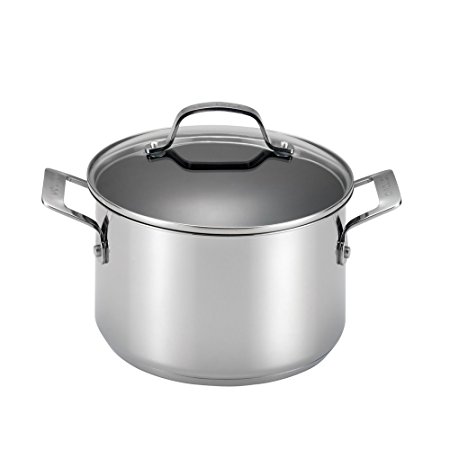 Circulon Genesis Stainless Steel Nonstick 5-Quart Covered Dutch Oven