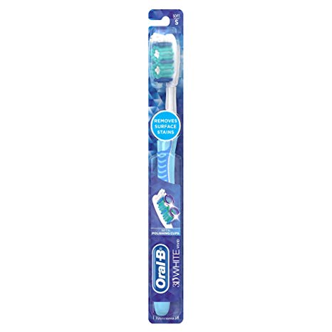 Oral-B Advantage 3D White Vivid Toothbrush Soft (Pack of 6) Packaging may Vary