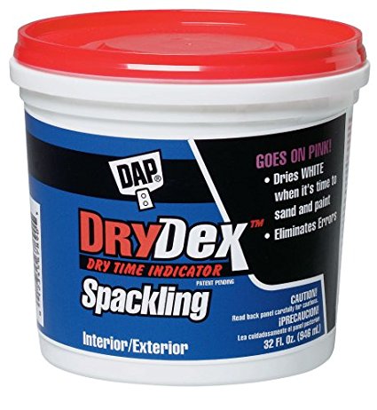 DAP 12330 Dry Time Indicator Spackling, 1-Quart Tub