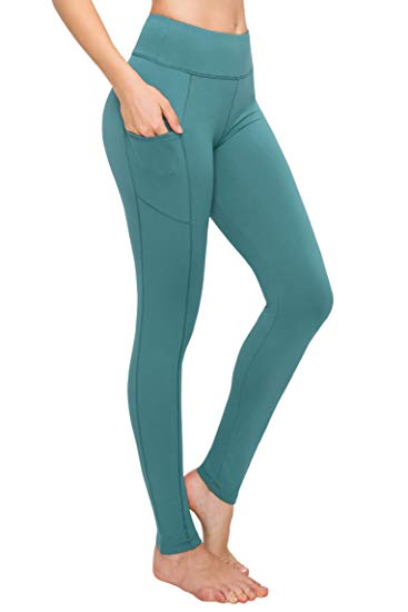 ALWAYS Leggings Women High Waist - Premium Buttery Soft Yoga Workout Stretch Solid Pants