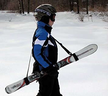 Ski Carrier, Ski Strap - Great Design, Simple to Use!