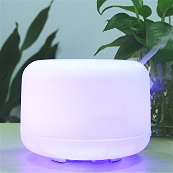 Excelvan DT-004 500ml Oil Aroma Diffuser Ultrasonic Humidifier Air Mist Aromatherapy Purifier LED Light - AUTO shut off