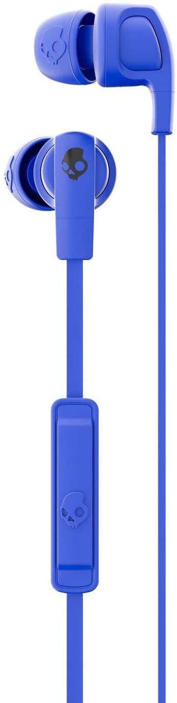 Skullcandy Smokin' Buds 2 Earbuds with Microphone, Street Royal Blue (S2PGY-K616)