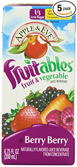 Apple & Eve Fruitables, Berry Berry Juice, 6.75 Fluid-oz., 40 Count