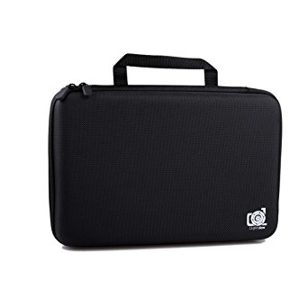 Lightdow Case Water Resistant Protective EVA Bag Storage Box for LD4000 LD6000 LD 4K Go Pro Hero 4 3 3  2 1 Sjcam Sj4000 Sj5000 Sj6000 Wifi (Large)