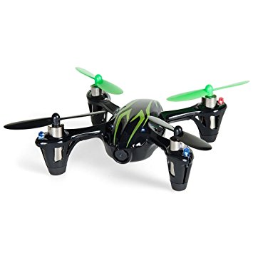 Hubsan X4 H107C 2.4GHz 4CH RC Quadcopter with SD Camera RTF, Black/Green