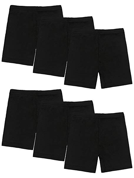 Resinta 6 Pack Dance Shorts Girls Bike Short Breathable and Safety 6 Color