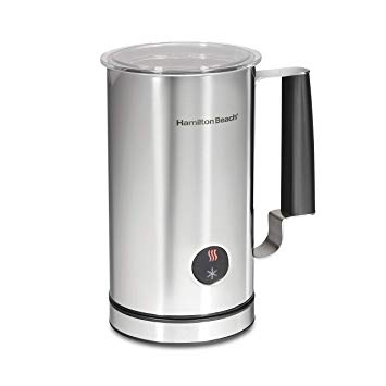 Hamilton Beach Electric Milk Frother and Warmer, Stainless Steel (43560C)