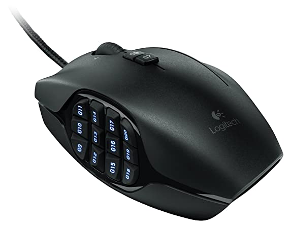 Logitech G600 MMO Gaming Mouse Black (910-002867)