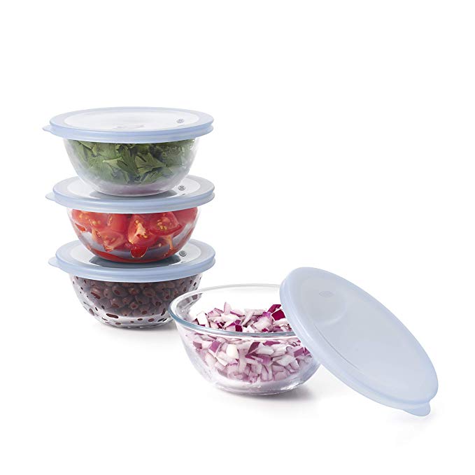 OXO Good Grips 8-Piece Glass Prep Bowl Set