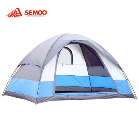 Semoo Waterproof 5-Person CampingHiking Dome Tent 95-Inch X 118-Inch X 71-Inch