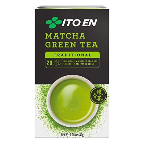 Ito En Traditional Matcha Green Tea, Traditional, 20 Count (Pack of 6)