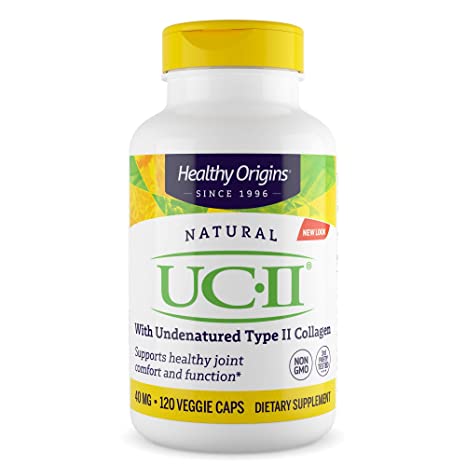 Healthy Origins, Natural, UC-II with Undenatured Type II Collagen, 40 mg, 120 Veggie Caps