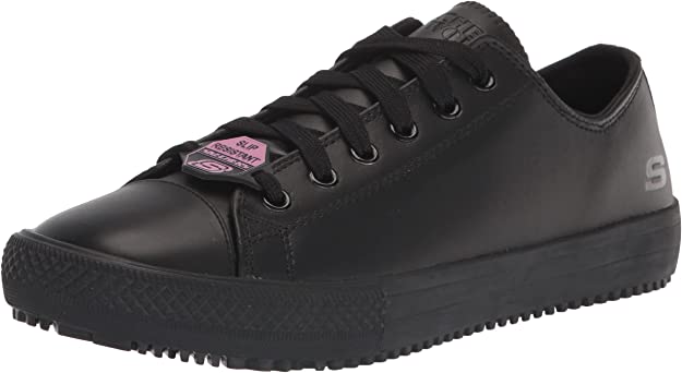 Skechers for Work Women's Gibson-Hardwood Slip Resistant Sneaker