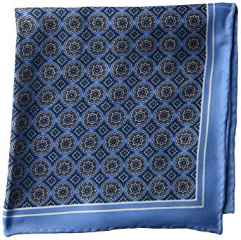 BUTTONED DOWN Men's Classic Silk Hand Rolled Pocket Square (22 Designs)