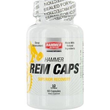 Hammer Nutrition Rem Capsules- All Natural Sleep Aid- Dietary Supplement, 60 Count