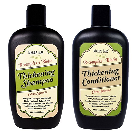 Madre Labs Thickening Shampoo and Thickening Conditioner Bundle