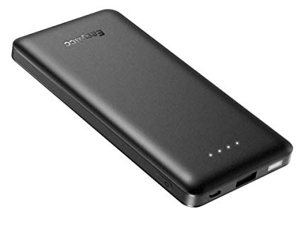 EasyAcc USB C Power Bank 10000mAh Potable Charger, Ultra Slim 10000 Phone Charger 5V 3A Type-C Port Input & Output Power Battery Pack for iPhone, Samsung S10 S8 S9, iPad Pro 2018 and More