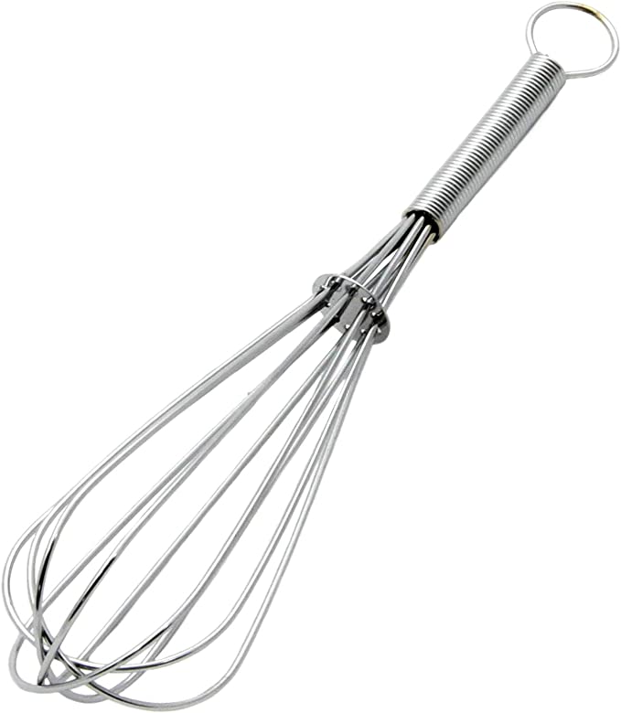 Chef Craft Classic Steel Chrome Sturdy Whisk, 8 inch
