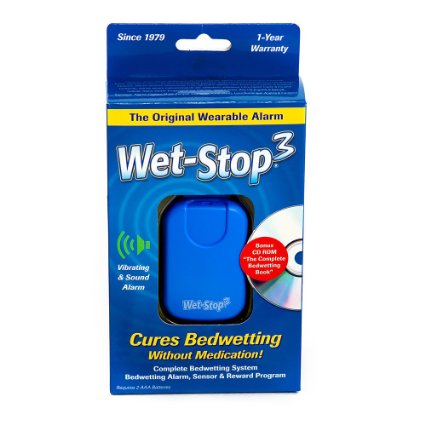 Wet-Stop3 Blue Bedwetting (Enuresis) Alarm with Sound and Vibration