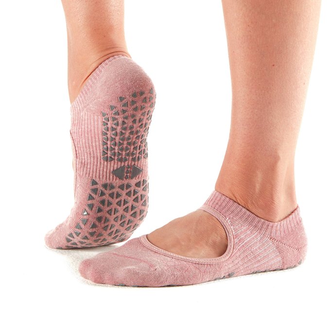 Tavi Noir Chey Fashion Mary Jane Grip Socks for Barre, Pilates, and Yoga