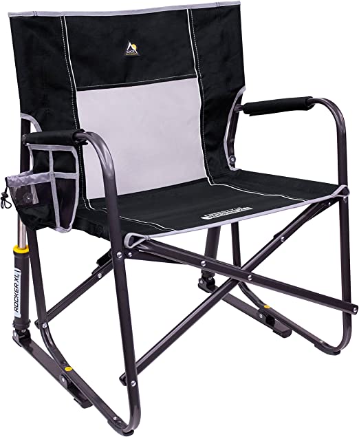 GCI Outdoor Freestyle Rocker XL Portable Folding Rocking Chair and Outdoor Camping Chair