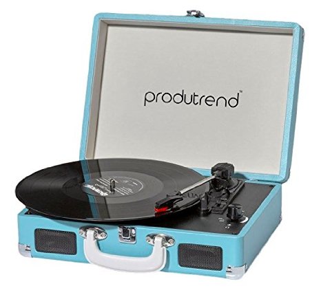 ProduTrend VinylPal Portable Record Turntable Suitcase
