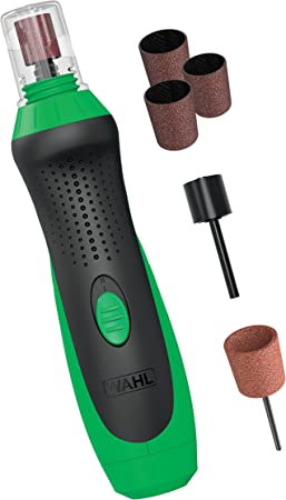 WAHL Clipper Lithium Ion Nail Grinder with Concave Rounding Tip and Nail Guard for Increased Safety and Precise Nail Cutting to Avoid Cutting The Quick, 3 Hour Run Time