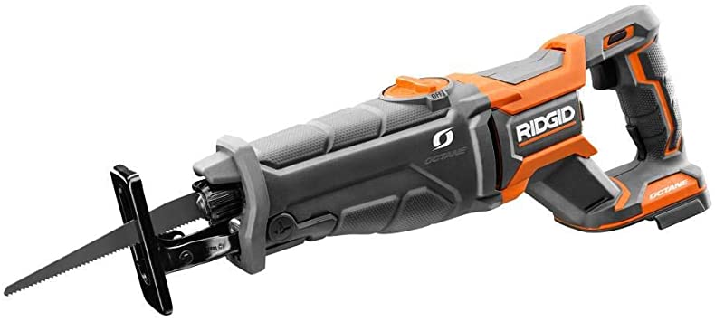 Ridgid 18-Volt OCTANE Lithium-Ion Cordless Brushless Reciprocating Saw, R8643B, (Tool-Only), (Bulk Packaged, Non-Retail Packaging)