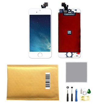 LCD Display Touch Screen Digitizer Assembly Replacement for iPhone 5 5G White