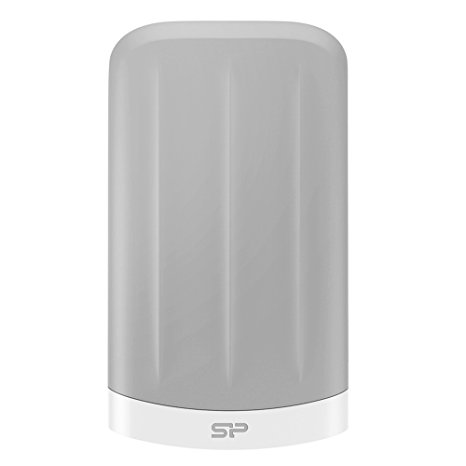 Silicon Power 1TB Armor A65M for Mac Military-grade Shockproof USB 3.0 2.5-inch External Hard Drive- HFS  and Time Machine Supported, Gray (SP010TBPHD65MS3GBT)