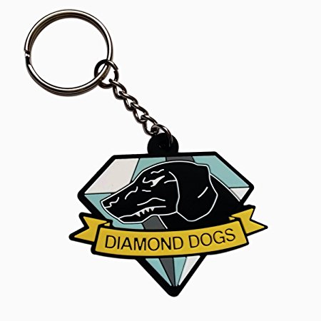 Metal Gear Solid 3D Diamond Dogs Emblem Key Chain