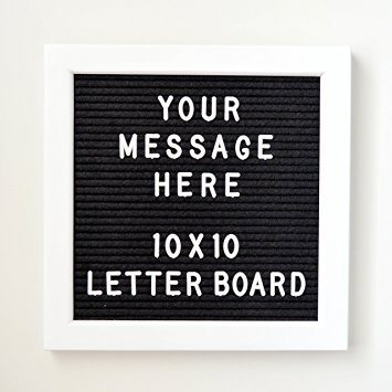 Felt Letter Board - White Trim