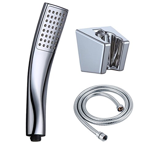 KES Bathroom Handheld Shower Head with Extra Long 79-Inch Hose and Bracket Holder, Polished Chrome, LP122A