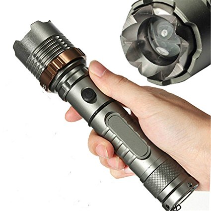 IHP Tactical Police CREE XM-L T6 5000 Lumens Zoomable LED Flashlight Torch