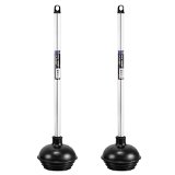 Neiko Pro 60170A Patented Heavy Duty All-Angle Power Toilet Plunger 2 Pack