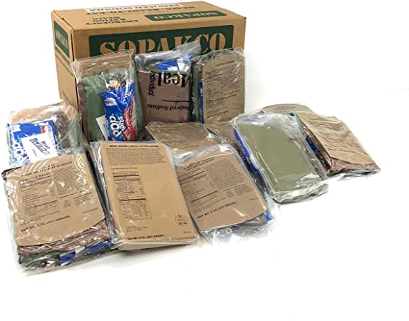 Sopakco MRE Meals Ready-to-Eat 14ct Case 10/20 Inspect Lot 7280 Reduced Sodium