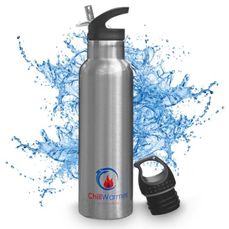 ChillWarmer H2 Stainless Steel Insulated Sport Water Bottle