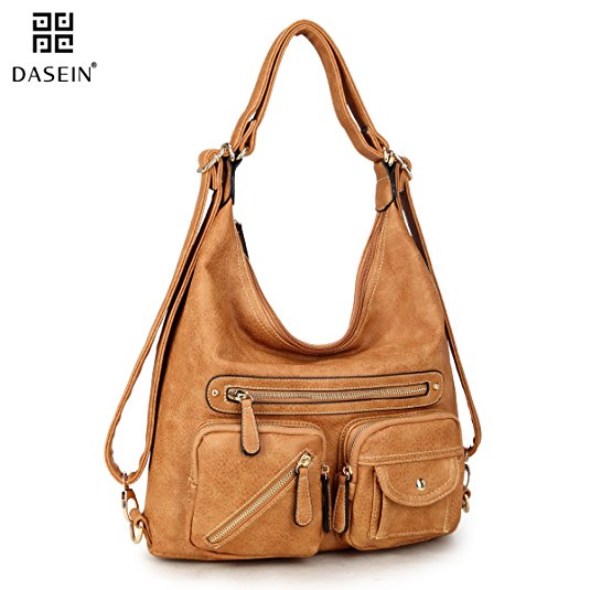 Dasein Convertible Shoulder Bags Soft Handbag Hobo Bag Designer Purse