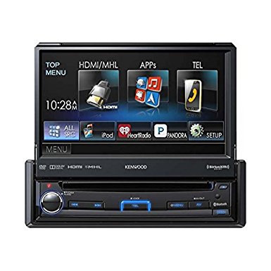 Kenwood KVT7012BT 7.0" WVGA 1-DIN DVD Receiver