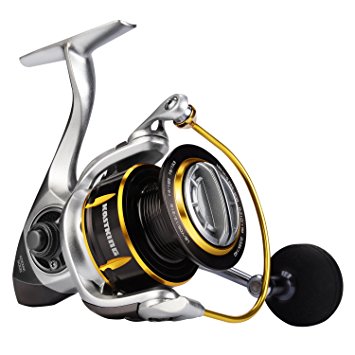 KastKing Kodiak Saltwater Spinning Fishing Reel - 39.5 LB Carbon Fiber Drag, All Aluminum, 10   1 Stainless Steel Shielded Bearings, Enhanced Stainless Steel Main Shaft