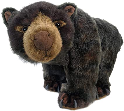 VIAHART Brawley The Black Bear | 13 Inch Stuffed Animal Plush | by Tiger Tale Toys