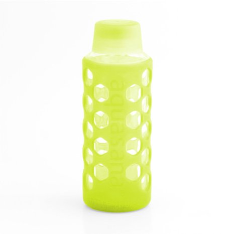 18 oz Glass Water Bottle with Silicone Sleeve